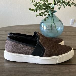 Vince berlin faux fur sneakers womens size 8